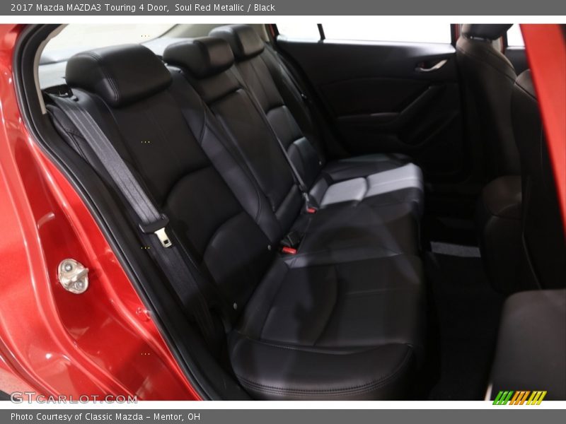 Soul Red Metallic / Black 2017 Mazda MAZDA3 Touring 4 Door