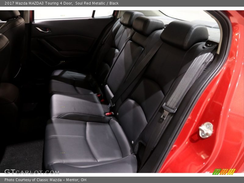 Soul Red Metallic / Black 2017 Mazda MAZDA3 Touring 4 Door