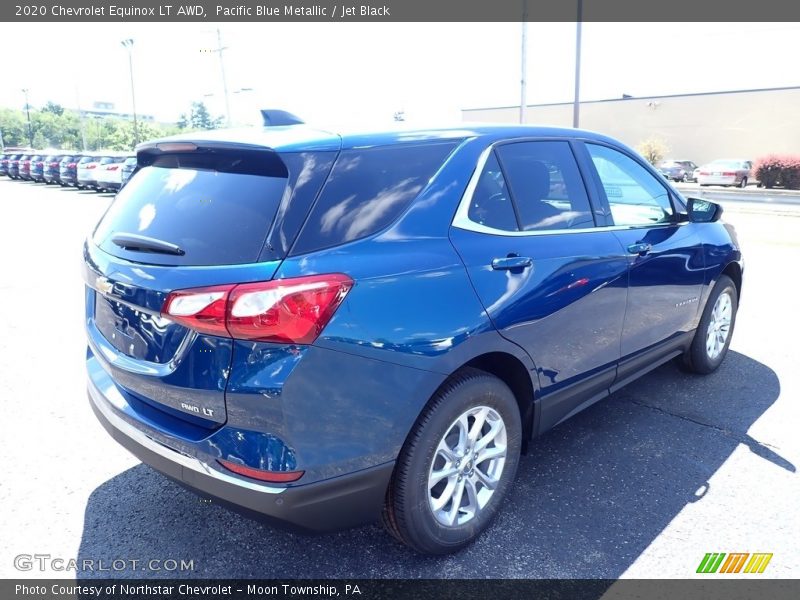 Pacific Blue Metallic / Jet Black 2020 Chevrolet Equinox LT AWD