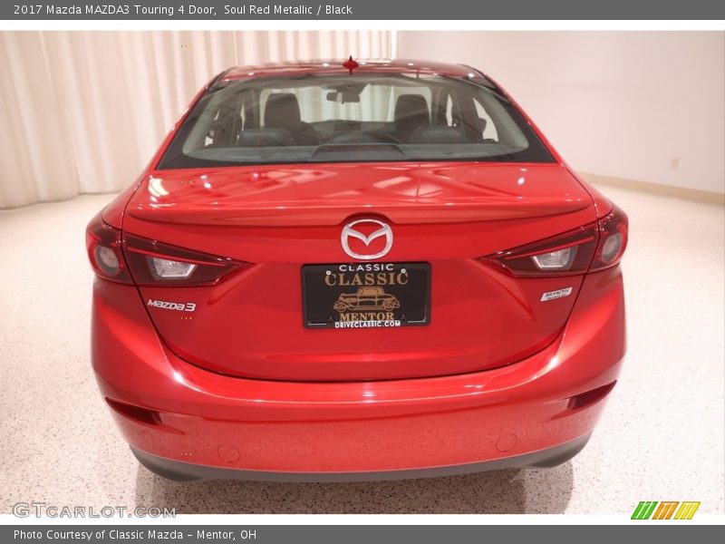 Soul Red Metallic / Black 2017 Mazda MAZDA3 Touring 4 Door
