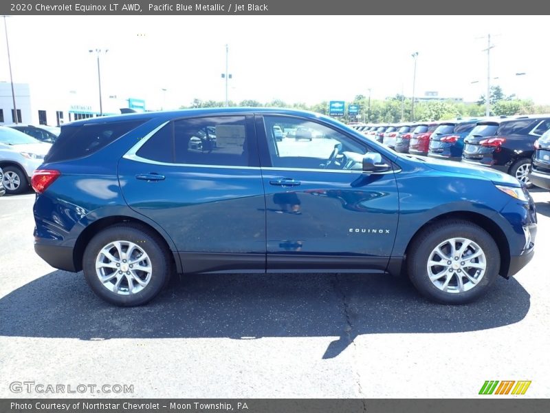 Pacific Blue Metallic / Jet Black 2020 Chevrolet Equinox LT AWD