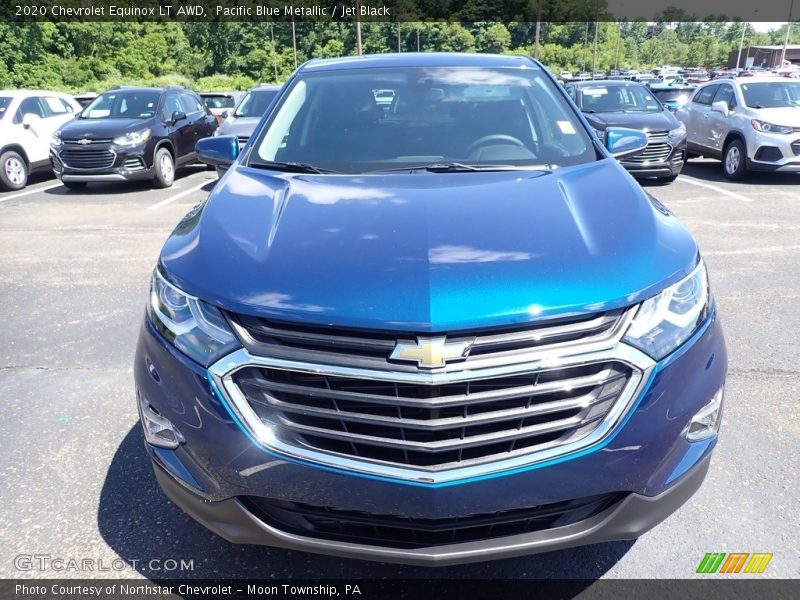 Pacific Blue Metallic / Jet Black 2020 Chevrolet Equinox LT AWD
