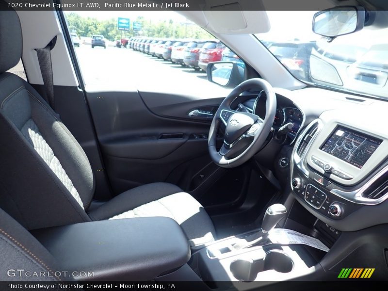 Pacific Blue Metallic / Jet Black 2020 Chevrolet Equinox LT AWD