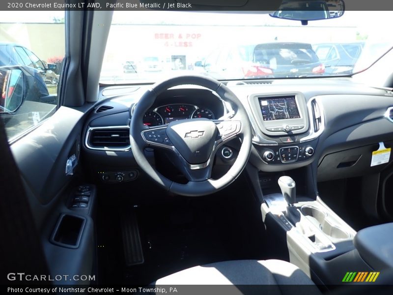 Pacific Blue Metallic / Jet Black 2020 Chevrolet Equinox LT AWD