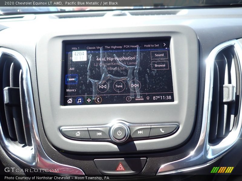 Pacific Blue Metallic / Jet Black 2020 Chevrolet Equinox LT AWD