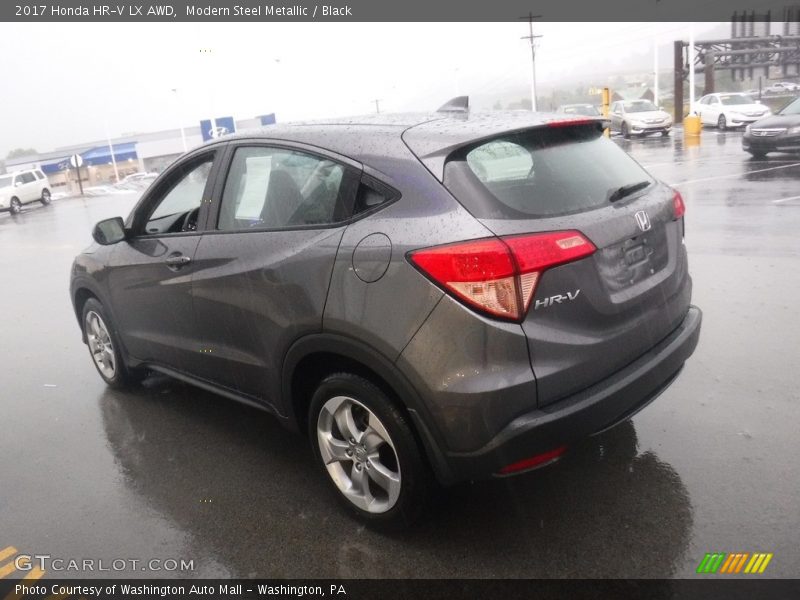 Modern Steel Metallic / Black 2017 Honda HR-V LX AWD
