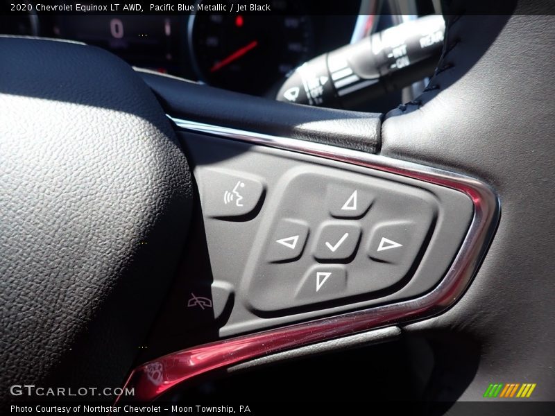 Pacific Blue Metallic / Jet Black 2020 Chevrolet Equinox LT AWD