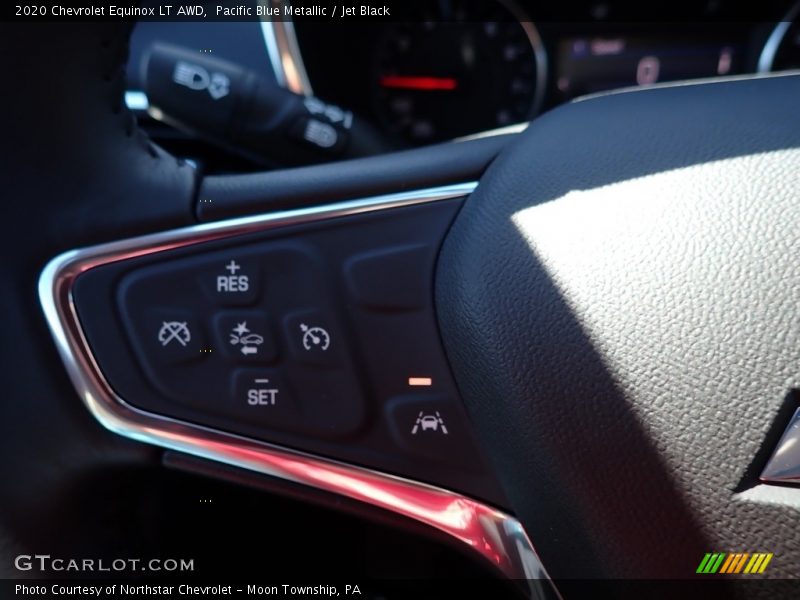 Pacific Blue Metallic / Jet Black 2020 Chevrolet Equinox LT AWD