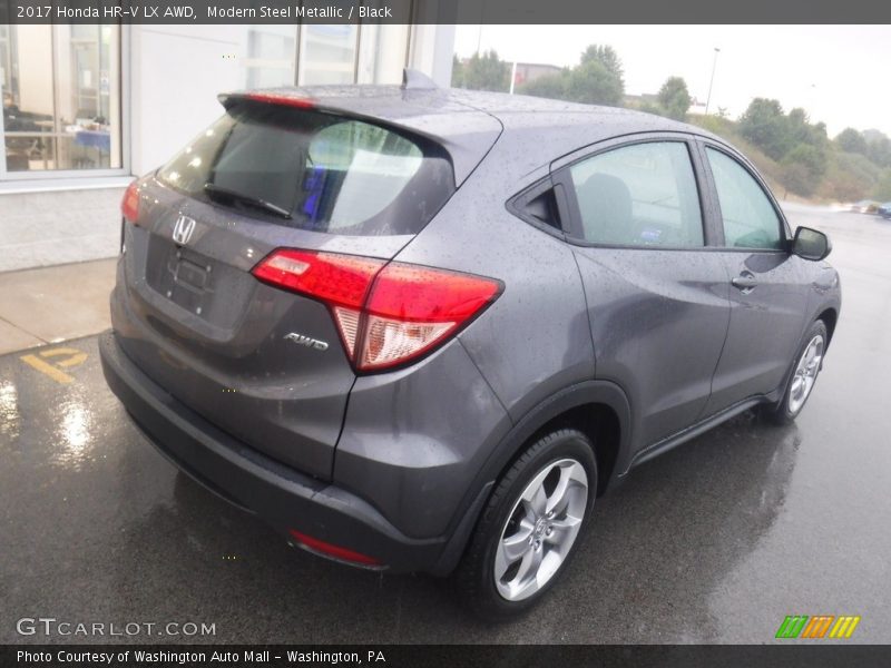 Modern Steel Metallic / Black 2017 Honda HR-V LX AWD