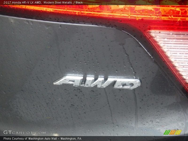 Modern Steel Metallic / Black 2017 Honda HR-V LX AWD