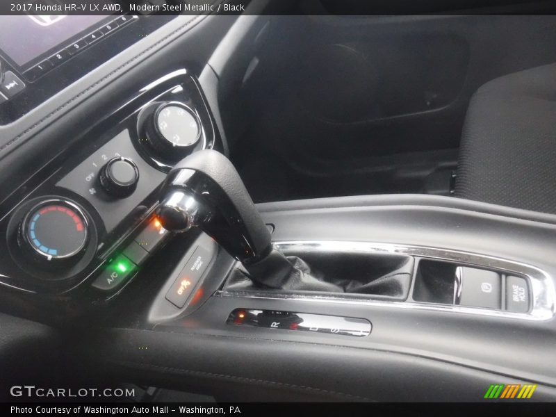 Modern Steel Metallic / Black 2017 Honda HR-V LX AWD