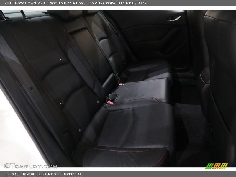 Snowflake White Pearl Mica / Black 2015 Mazda MAZDA3 s Grand Touring 4 Door