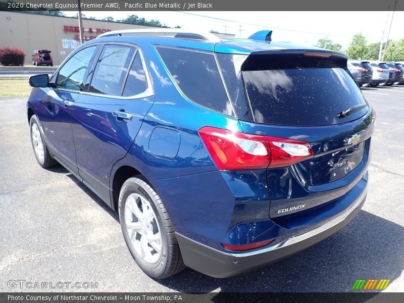 Pacific Blue Metallic / Jet Black 2020 Chevrolet Equinox Premier AWD