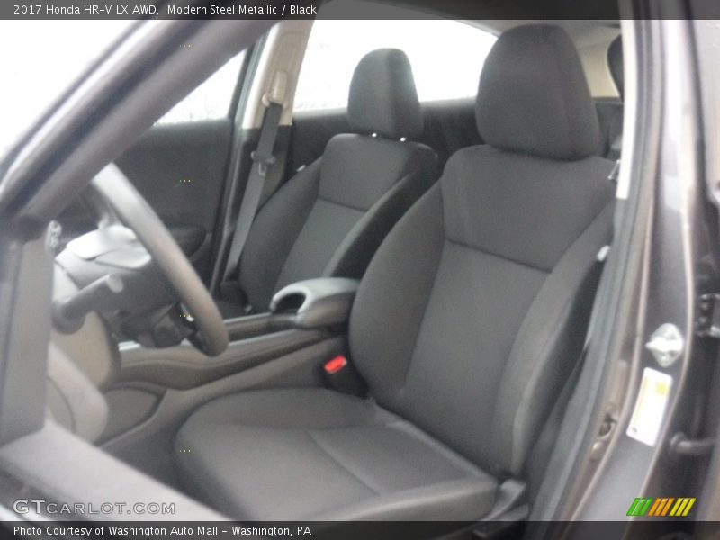 Modern Steel Metallic / Black 2017 Honda HR-V LX AWD