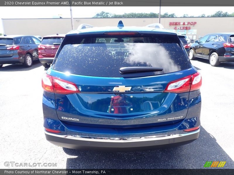 Pacific Blue Metallic / Jet Black 2020 Chevrolet Equinox Premier AWD