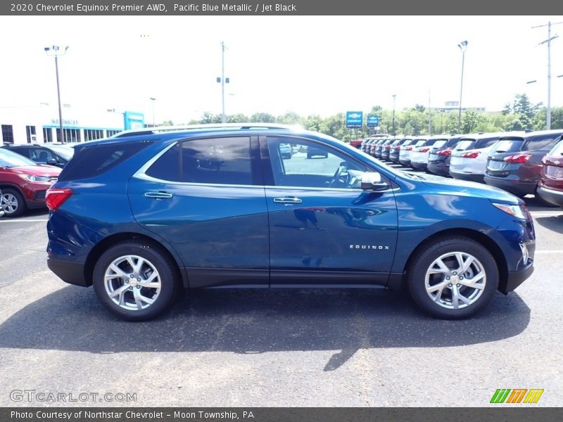 Pacific Blue Metallic / Jet Black 2020 Chevrolet Equinox Premier AWD