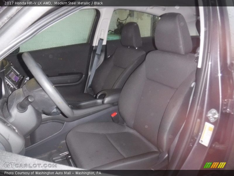 Modern Steel Metallic / Black 2017 Honda HR-V LX AWD