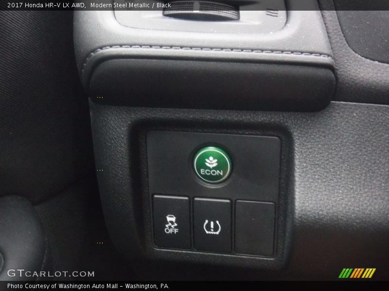Modern Steel Metallic / Black 2017 Honda HR-V LX AWD
