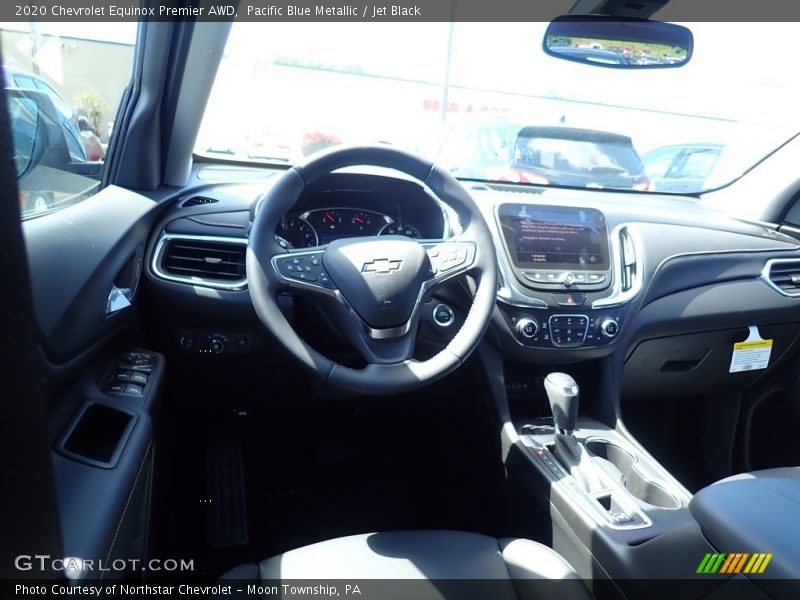 Pacific Blue Metallic / Jet Black 2020 Chevrolet Equinox Premier AWD