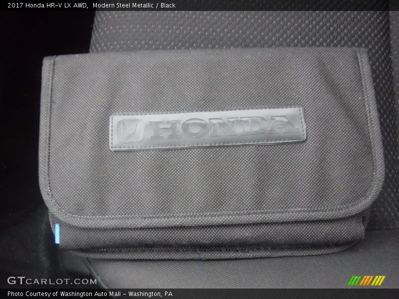 Modern Steel Metallic / Black 2017 Honda HR-V LX AWD