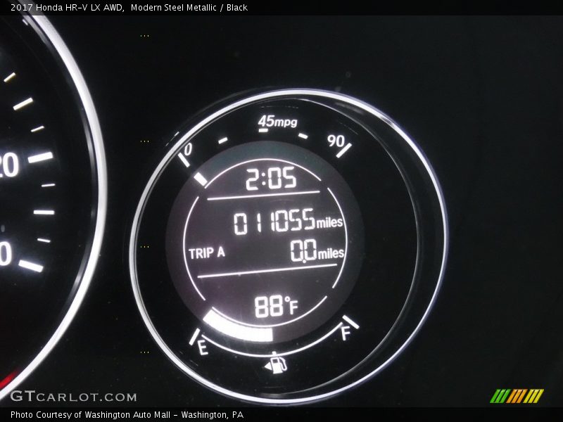 Modern Steel Metallic / Black 2017 Honda HR-V LX AWD