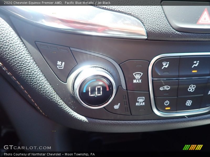 Pacific Blue Metallic / Jet Black 2020 Chevrolet Equinox Premier AWD