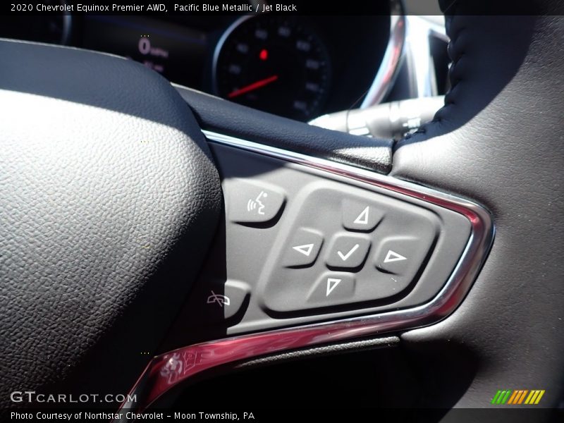Pacific Blue Metallic / Jet Black 2020 Chevrolet Equinox Premier AWD
