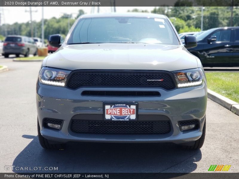Destroyer Gray / Black 2020 Dodge Durango GT AWD