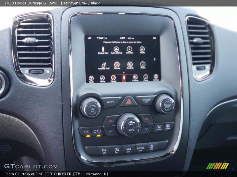 Destroyer Gray / Black 2020 Dodge Durango GT AWD