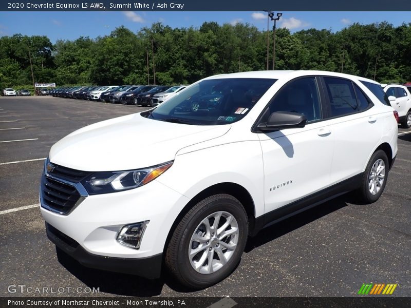 Summit White / Ash Gray 2020 Chevrolet Equinox LS AWD