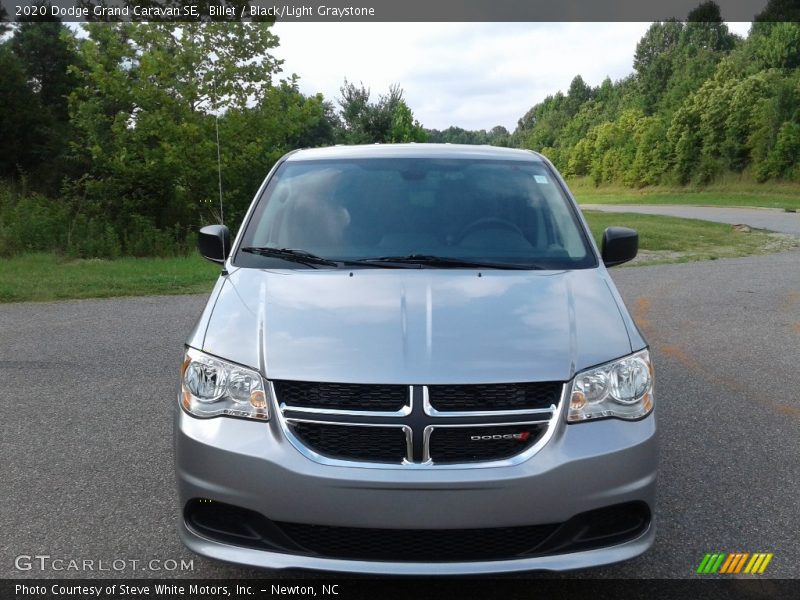 Billet / Black/Light Graystone 2020 Dodge Grand Caravan SE