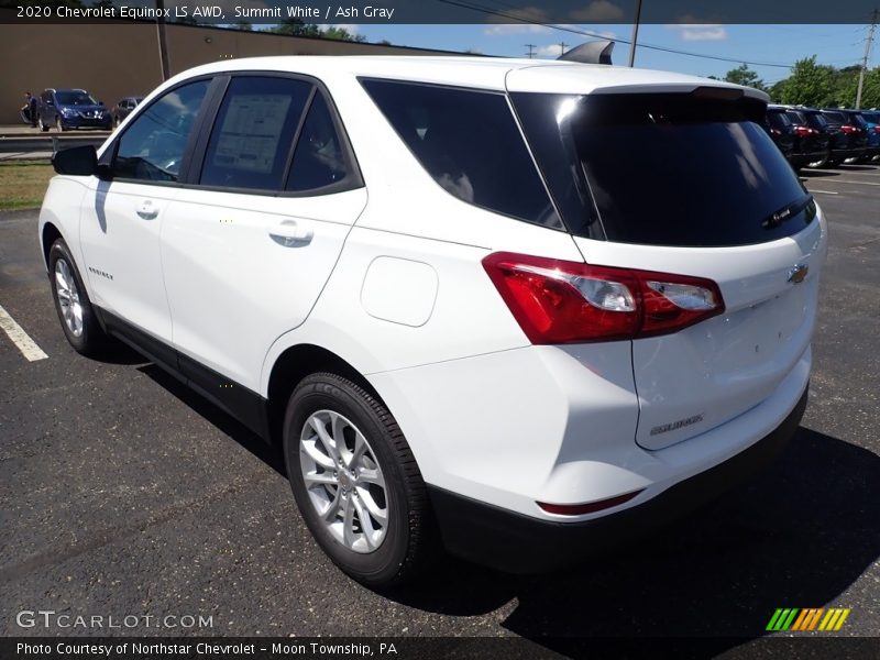 Summit White / Ash Gray 2020 Chevrolet Equinox LS AWD