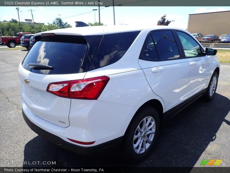 Summit White / Ash Gray 2020 Chevrolet Equinox LS AWD