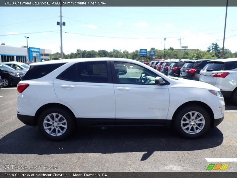 Summit White / Ash Gray 2020 Chevrolet Equinox LS AWD