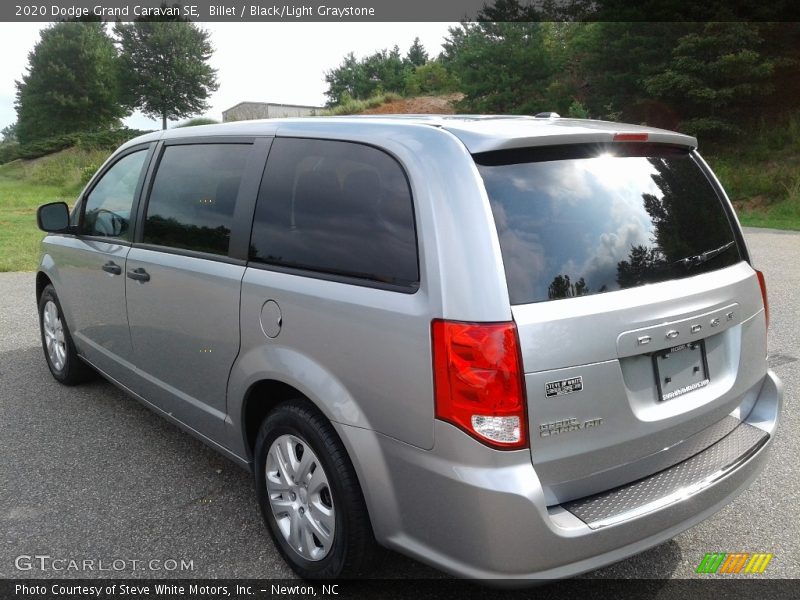 Billet / Black/Light Graystone 2020 Dodge Grand Caravan SE
