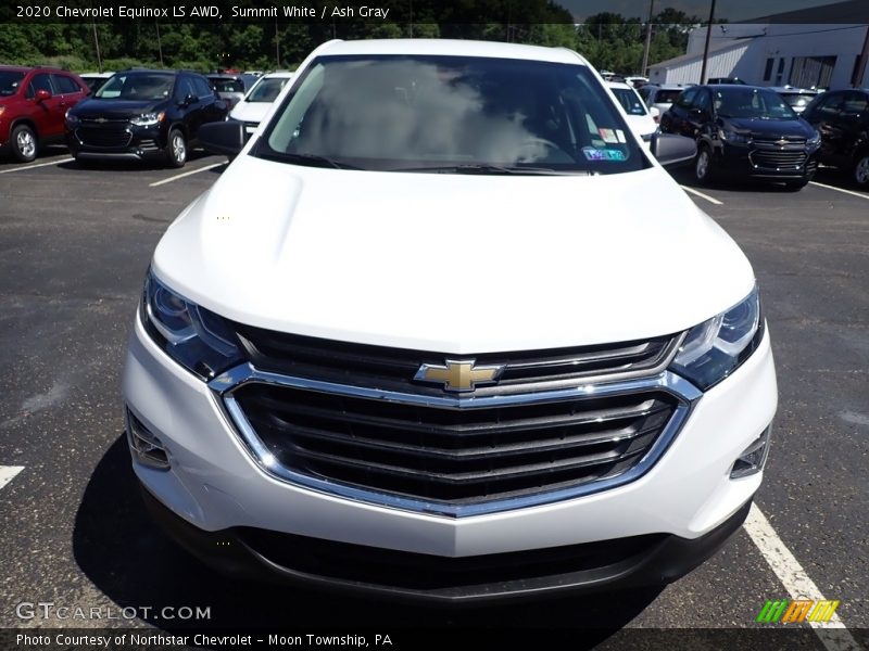 Summit White / Ash Gray 2020 Chevrolet Equinox LS AWD