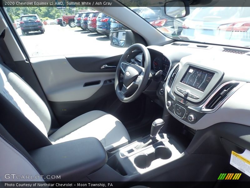 Summit White / Ash Gray 2020 Chevrolet Equinox LS AWD