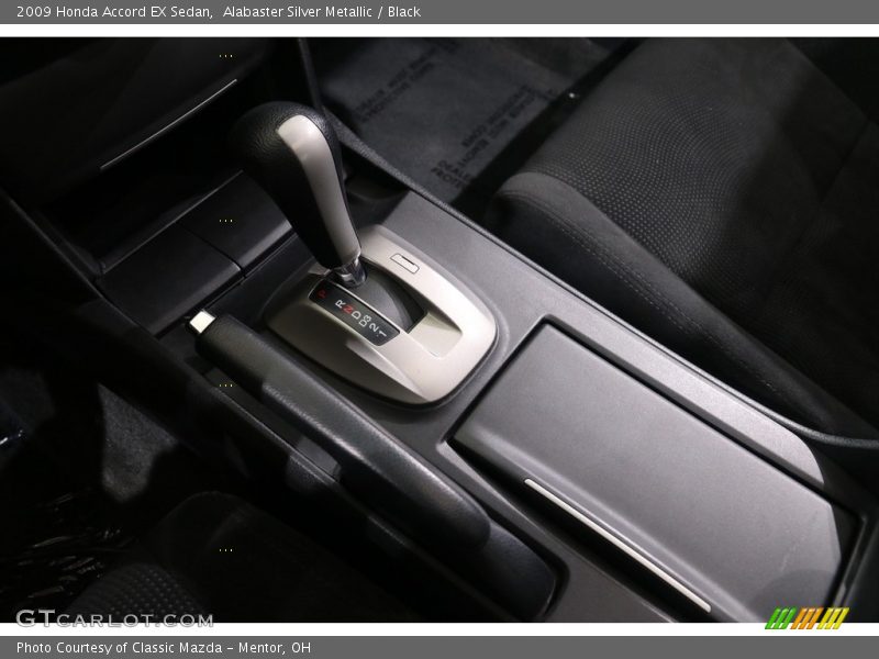Alabaster Silver Metallic / Black 2009 Honda Accord EX Sedan