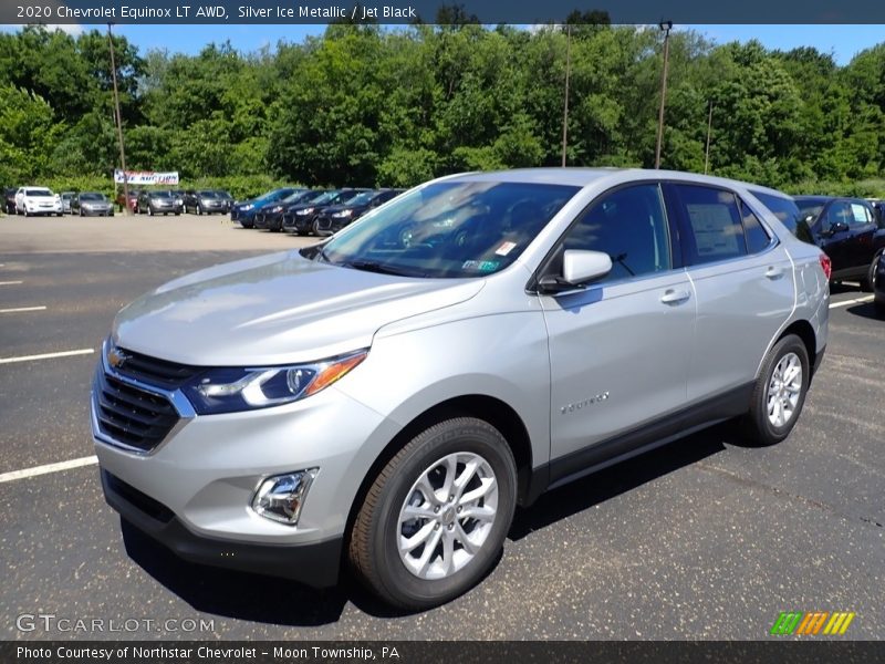 Silver Ice Metallic / Jet Black 2020 Chevrolet Equinox LT AWD