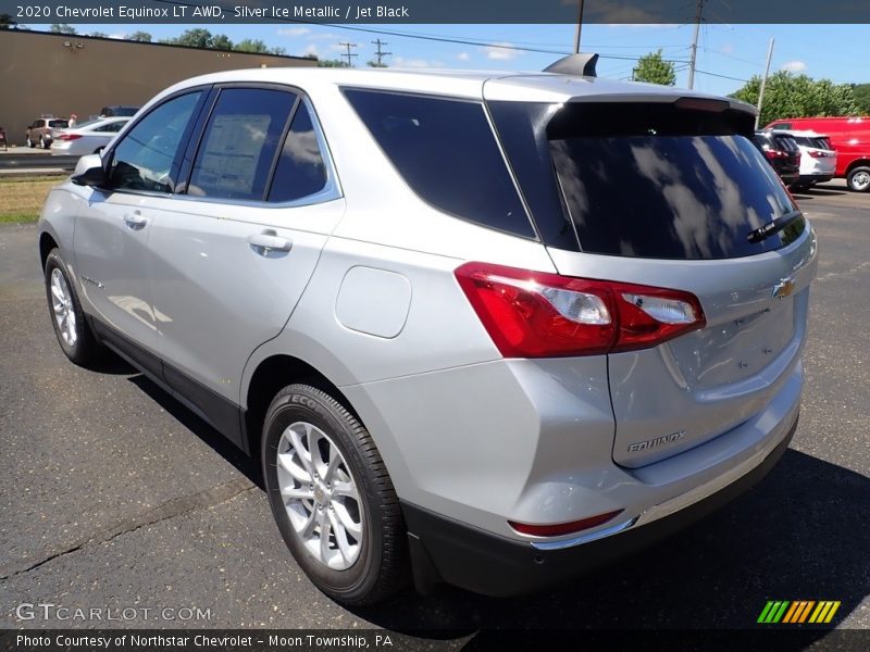 Silver Ice Metallic / Jet Black 2020 Chevrolet Equinox LT AWD