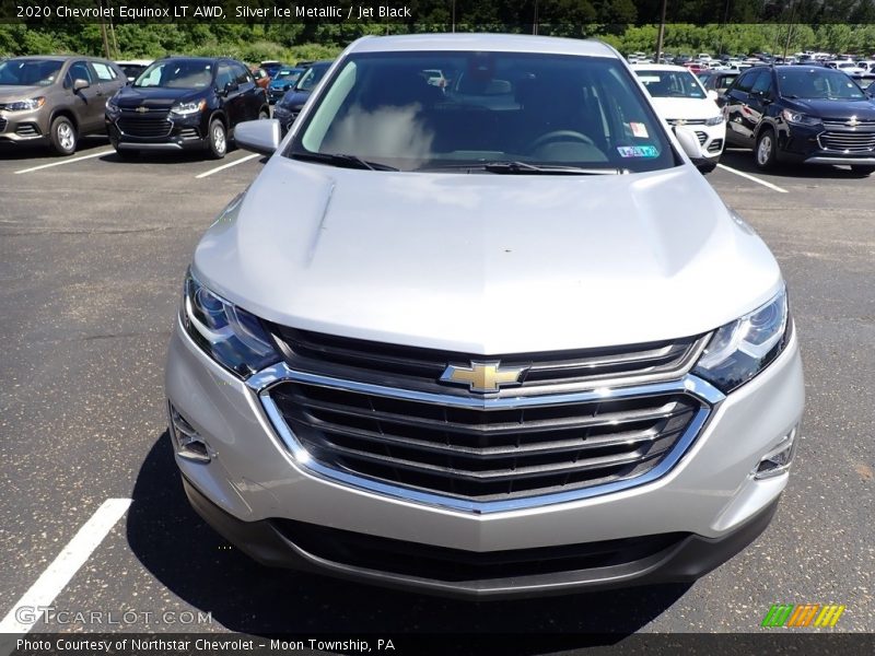 Silver Ice Metallic / Jet Black 2020 Chevrolet Equinox LT AWD