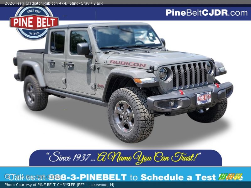 Sting-Gray / Black 2020 Jeep Gladiator Rubicon 4x4