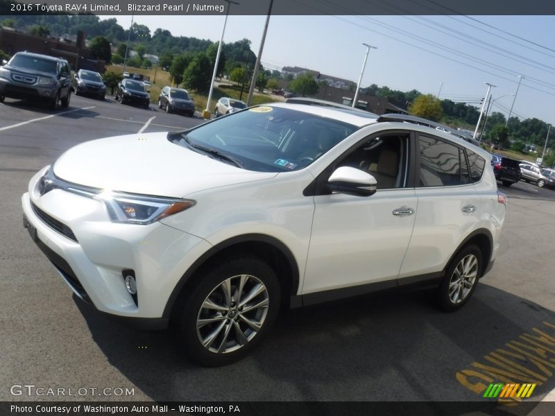 Blizzard Pearl / Nutmeg 2016 Toyota RAV4 Limited