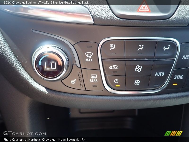 Silver Ice Metallic / Jet Black 2020 Chevrolet Equinox LT AWD
