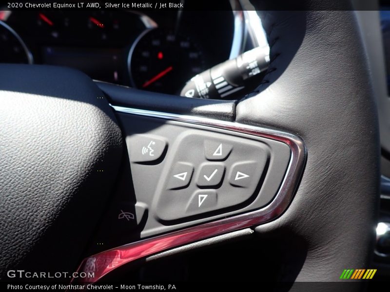 Silver Ice Metallic / Jet Black 2020 Chevrolet Equinox LT AWD
