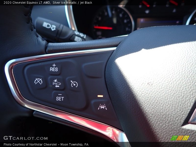 Silver Ice Metallic / Jet Black 2020 Chevrolet Equinox LT AWD