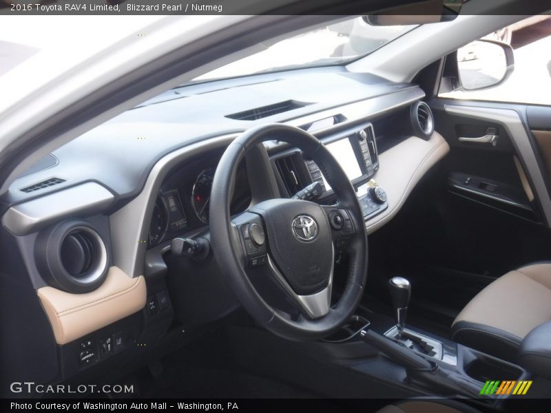 Blizzard Pearl / Nutmeg 2016 Toyota RAV4 Limited
