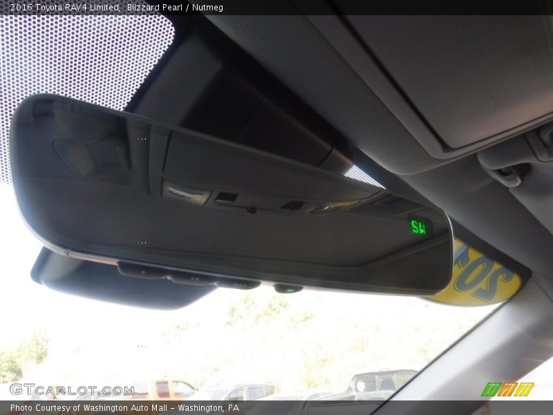 Blizzard Pearl / Nutmeg 2016 Toyota RAV4 Limited