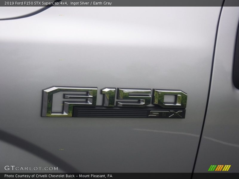 Ingot Silver / Earth Gray 2019 Ford F150 STX SuperCab 4x4