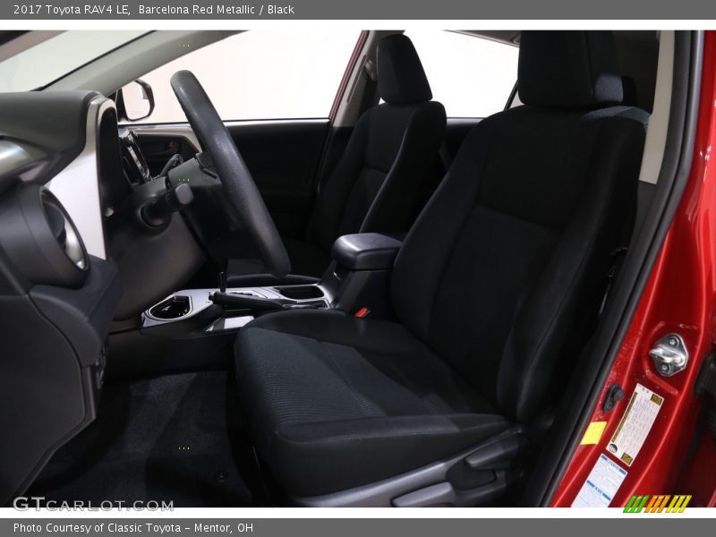 Barcelona Red Metallic / Black 2017 Toyota RAV4 LE